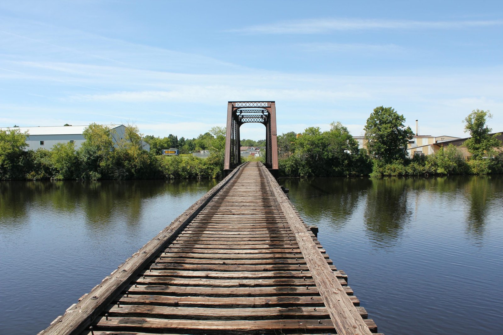 Looking west